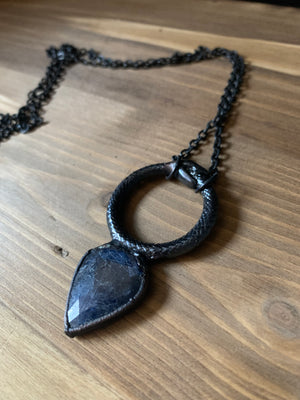 
            
                Load image into Gallery viewer, Ouroboros Talisman | Sapphire
            
        
