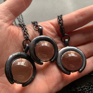 
            
                Load image into Gallery viewer, QUARTZ CRYSTAL BALL NECKLACE
            
        