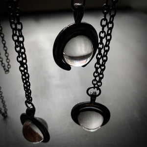 
            
                Load image into Gallery viewer, QUARTZ CRYSTAL BALL NECKLACE
            
        