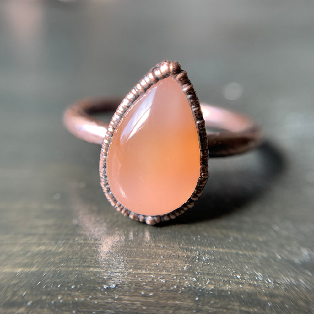 
            
                Load image into Gallery viewer, MOONSTONE RING, SIZE 8
            
        